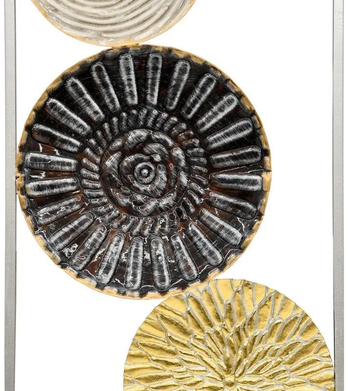 ΜΕΤΑΛΛΙΚΟ ΔΙΑΚΟΣΜΗΤΙΚΟ ΤΟΙΧΟΥ Fylliana Leafs FL157 ΧΡΥΣΟ-ΓΚΡΙ-ΜΑΥΡΟ ΧΡΩΜΑ 31x2x90εκ