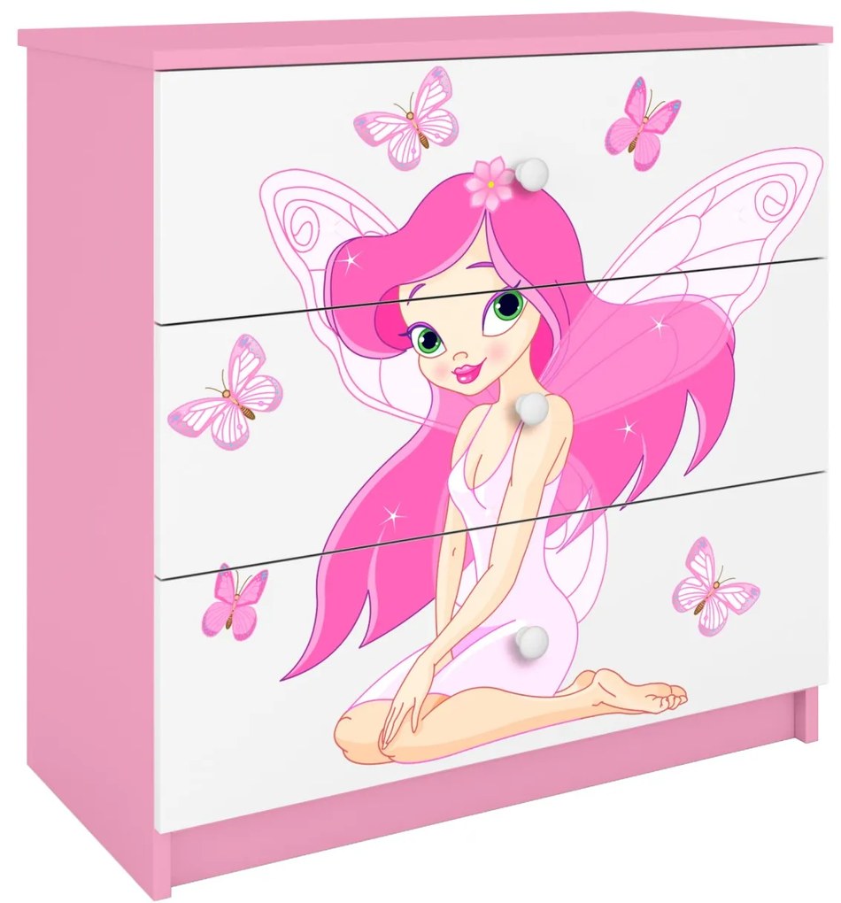 Συρταριέρα Babydreams Cartoon-Leuko-Fairy with butterflies