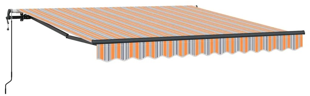 vidaXL Σκηνίτσα Αναδιπλούμενη Πολύχρωμο 350 x 250 εκ ύφασμα