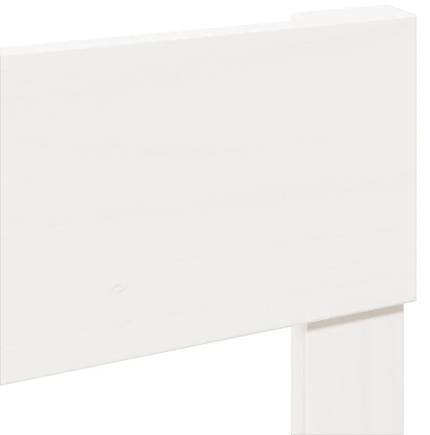 Σκελετός Κρεβ. Χωρίς Στρώμα Λευκό 75x190 εκ Μασίφ Πεύκο 850819