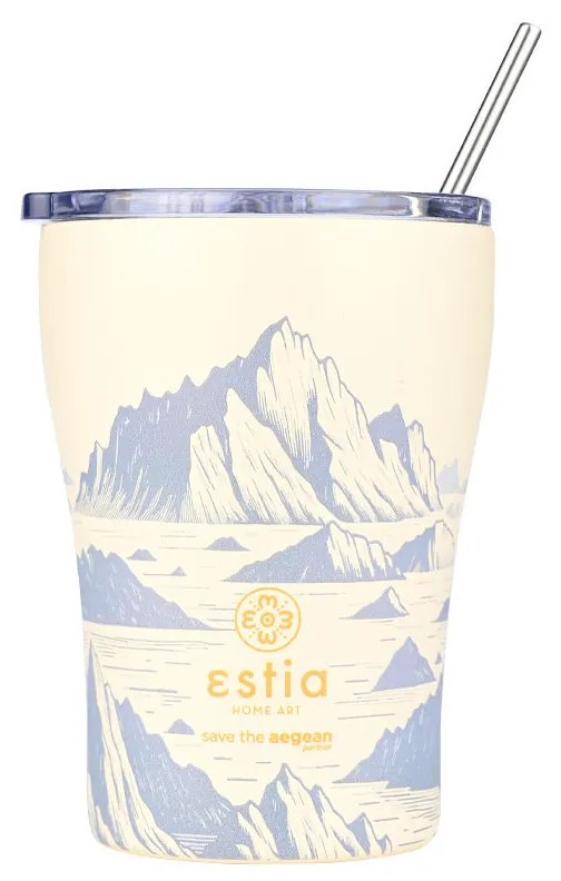 ESTIA ΘΕΡΜΟΣ COFFEE MUG SAVE THE AEGEAN 350ml ALPINE ESSENCE