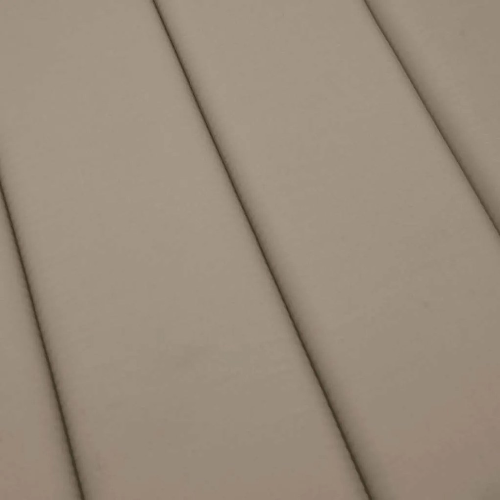 vidaXL Μαξιλάρι Ξαπλώστρας Taupe 186x58x4εκ. από Ύφασμα Oxford