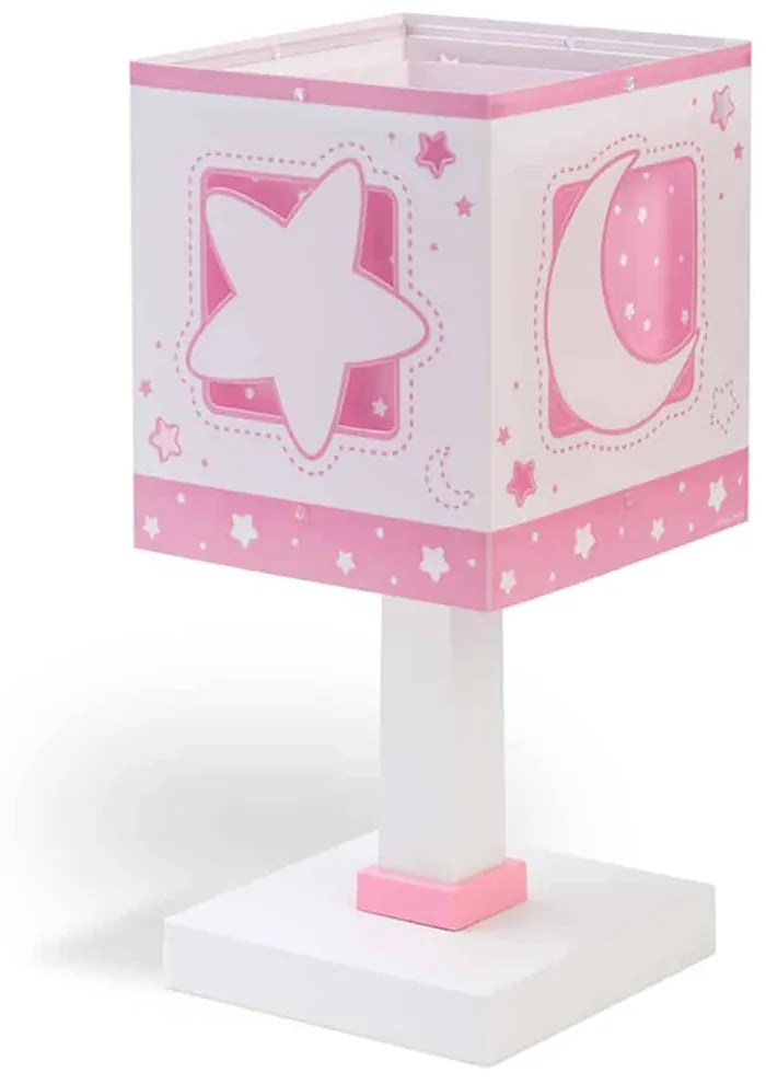 MoonLight Pink κομοδίνου παιδικό φωτιστικό (63231[S]) - 63231S - 63231S
