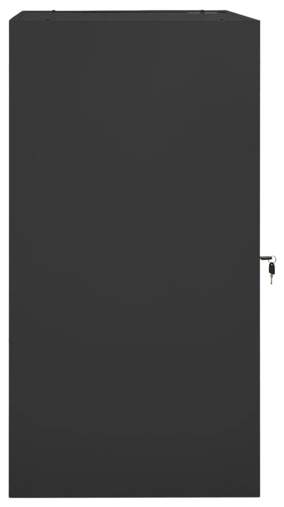 vidaXL Ντουλάπα για Σέλα Ανθρακί 53 x 53 x 105 εκ. Ατσάλινη