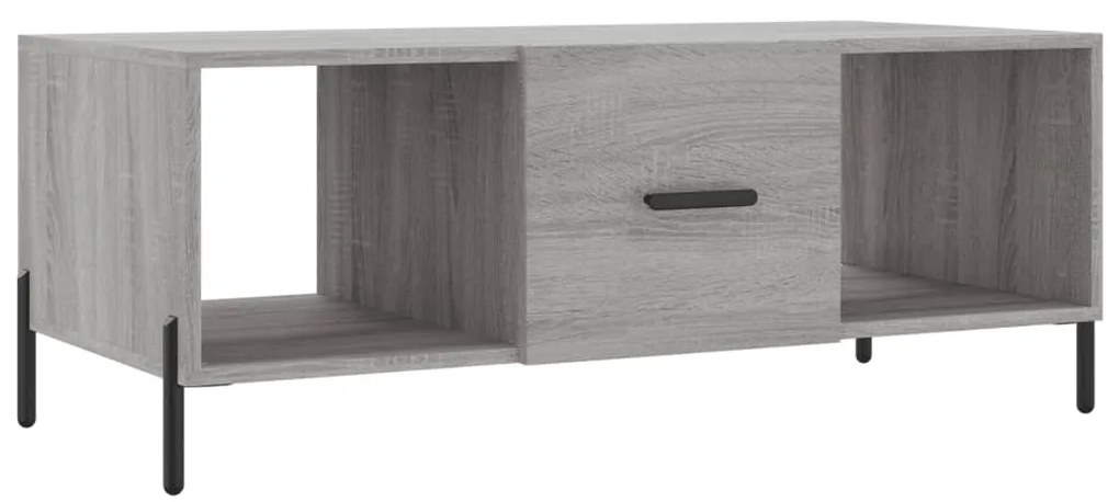 vidaXL Τραπεζάκι Σαλονιού Γκρι Sonoma 102x50x40 εκ. Επεξεργασμένο Ξύλο