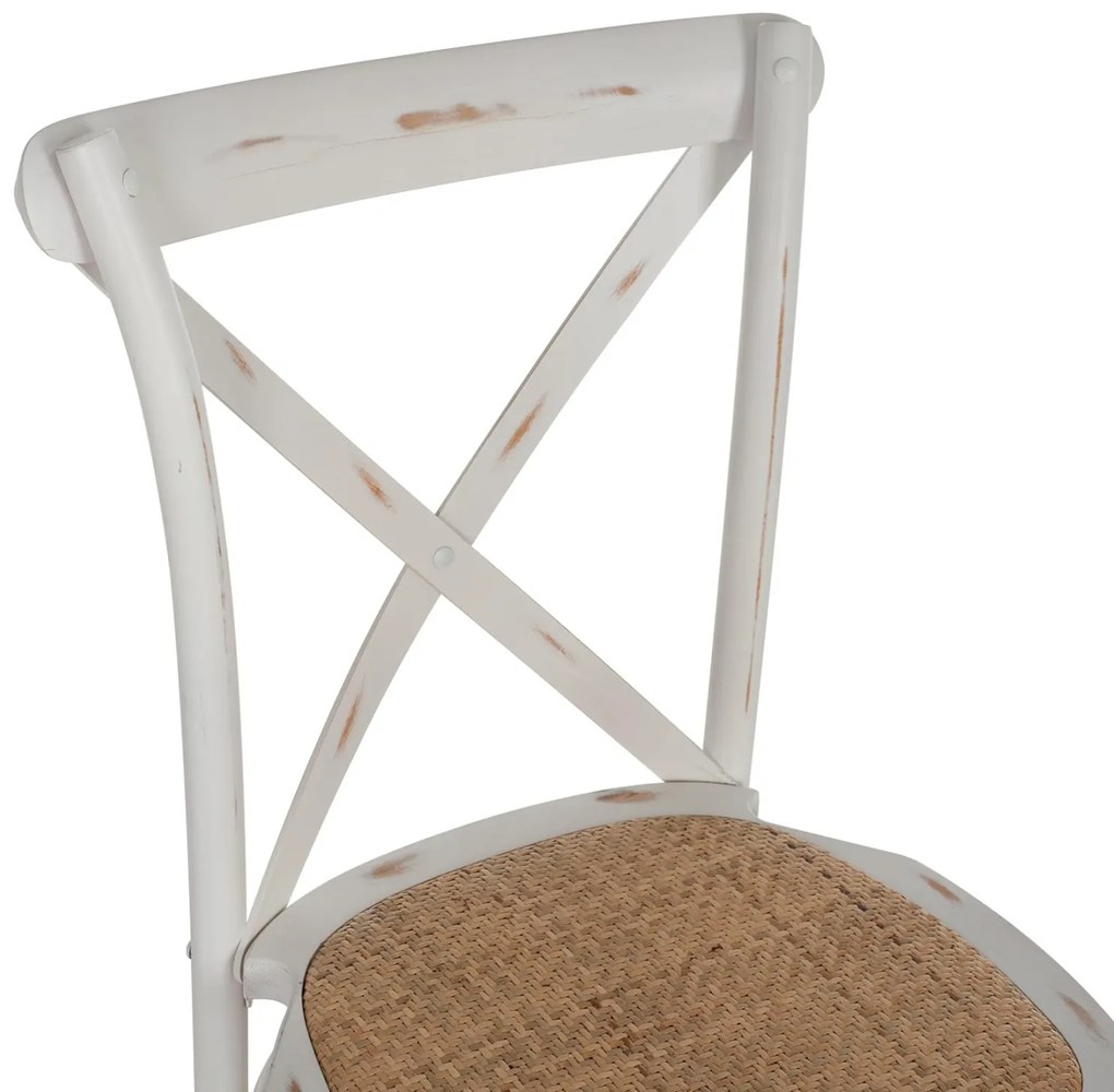 Καρέκλα OWEN Στοιβαζόμενη Ξύλινη Οξιά χρώμα White wash 45x55,5x90εκ. 45x55.5x90 εκ.