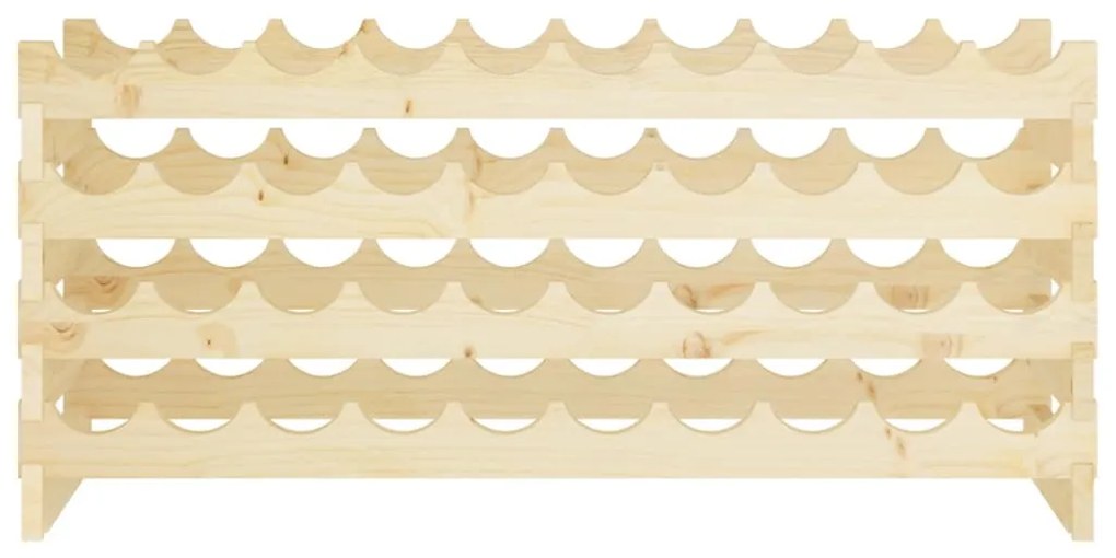 vidaXL Ραφιέρα Κρασιών 101 x 29 x 46 εκ. από Μασίφ Ξύλο Πεύκου