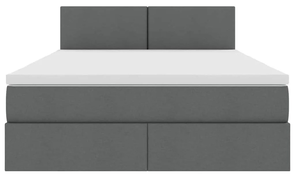 vidaXL Κρεβάτι με αποθηκευτικό χώρο και στρώμα με στρώμα 140 x 190 cm