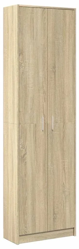 vidaXL Ντουλάπα Διαδρόμου Sonoma Δρυς 55x25x189 εκ. Επεξεργασμένο Ξύλο