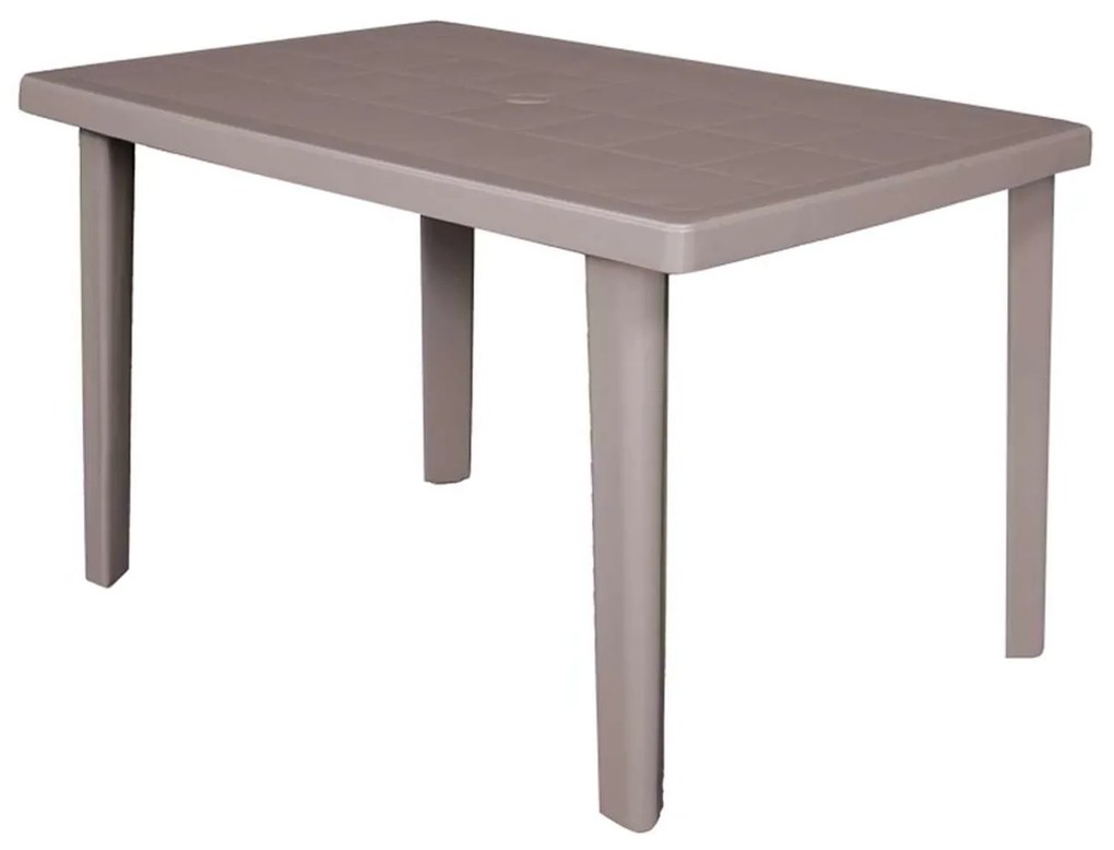 Τραπέζι 100x67cm MARTE Πλαστικό Μπεζ Tortora