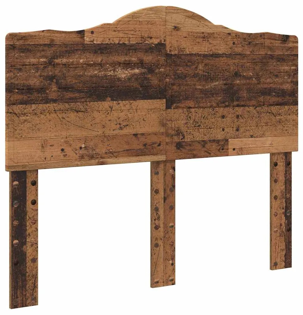 vidaXL Κεφαλάρι με κεφαλάρι Παλιό Ξύλο 120 cm Επεξεργασμένο ξύλο