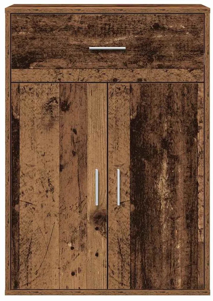 vidaXL Πλαϊνό γραφείο Παλαιό ξύλο 79 x 38 x 80 εκ. Επεξεργασμένο ξύλο
