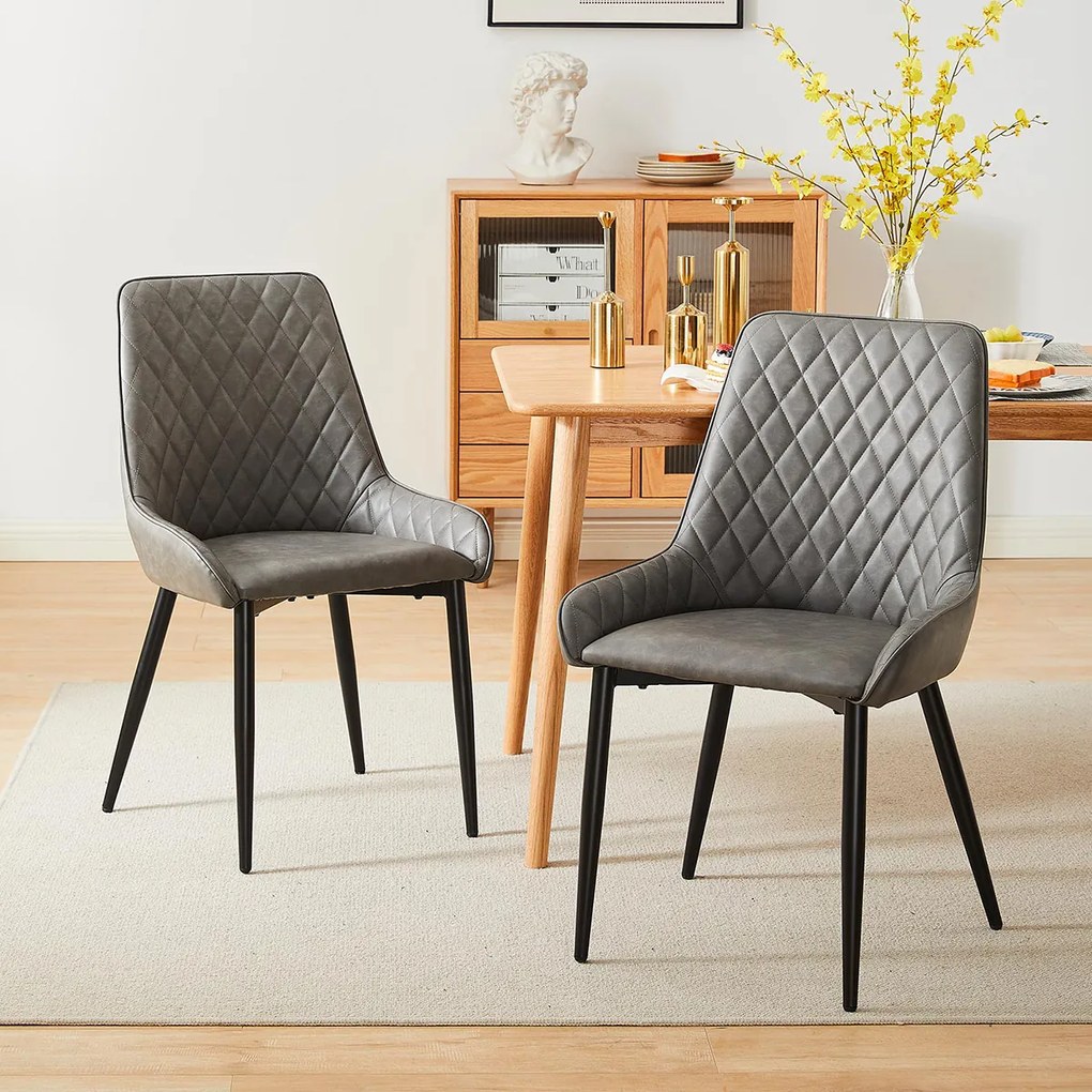 Καρέκλα Τραπεζαρίας (54x47x87) Spitishop Ricardo Light Grey