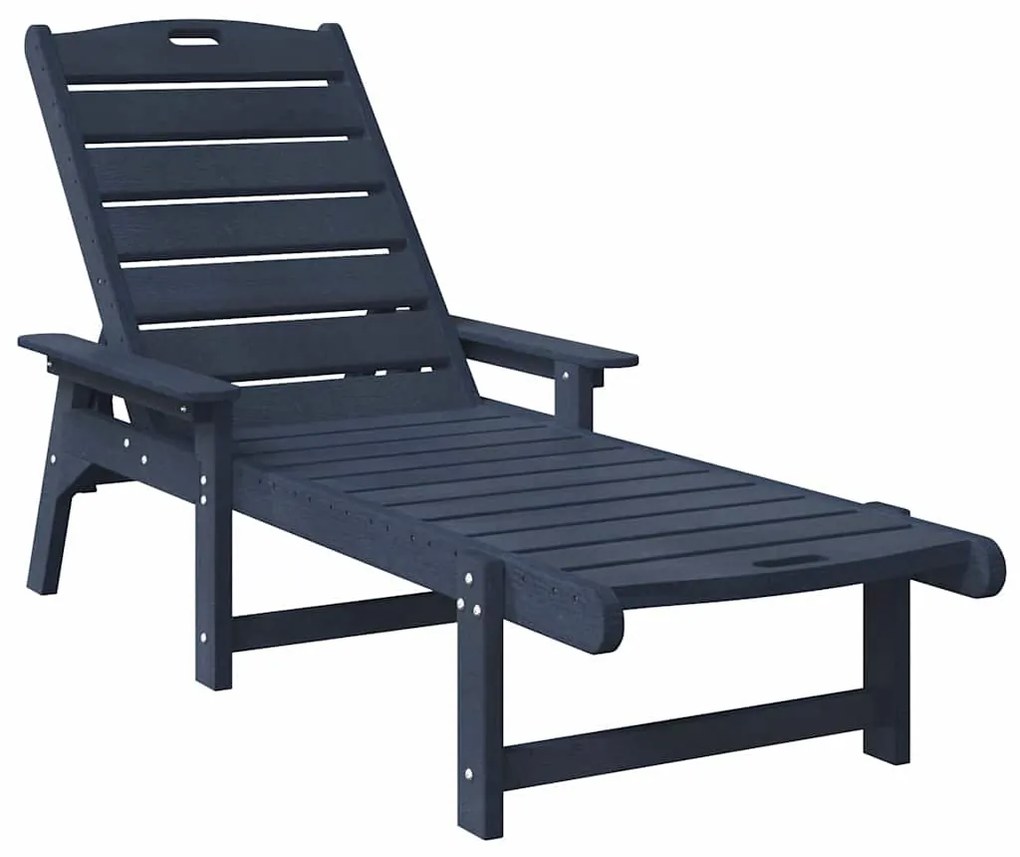 vidaXL Έπιπλα Χαλάρωσης Κήπου 3 pcs Ναυτικό μπλε 38 x 38 x 46cm