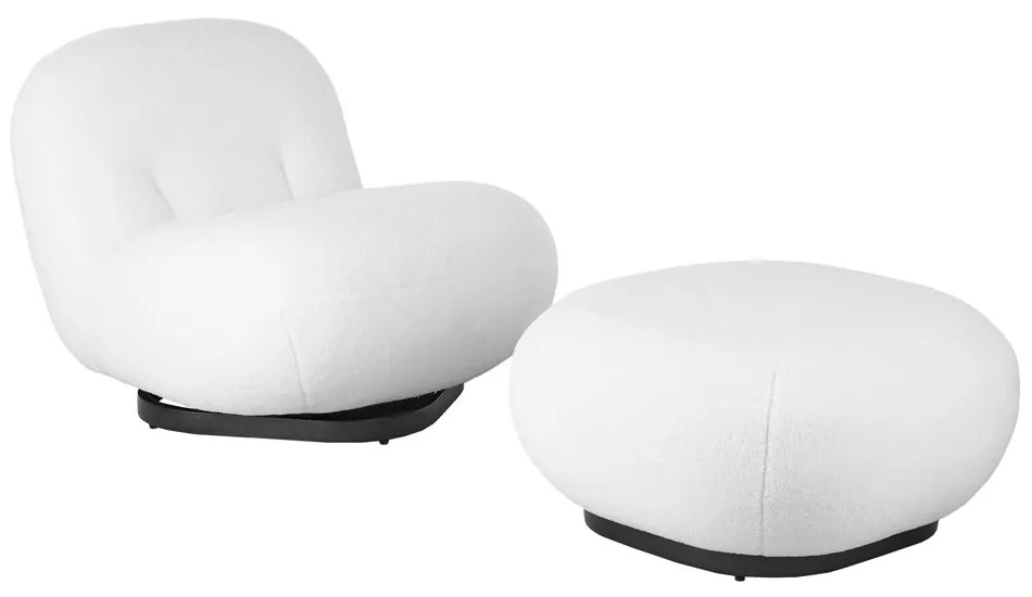 BO ΠΟΛΥΘΡΟΝΑ ΠΕΡΙΣΤΡΕΦΟΜΕΝΗ ΛΕΥΚΟ 77x85xH65cm - 01-3164 - 01-3164
