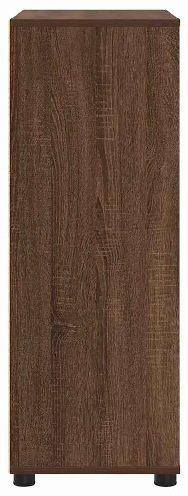 vidaXL Ντουλάπι Μπάνιου με συρτάρι Καφέ δρυς 72,5 x 36,5 x 100 εκ