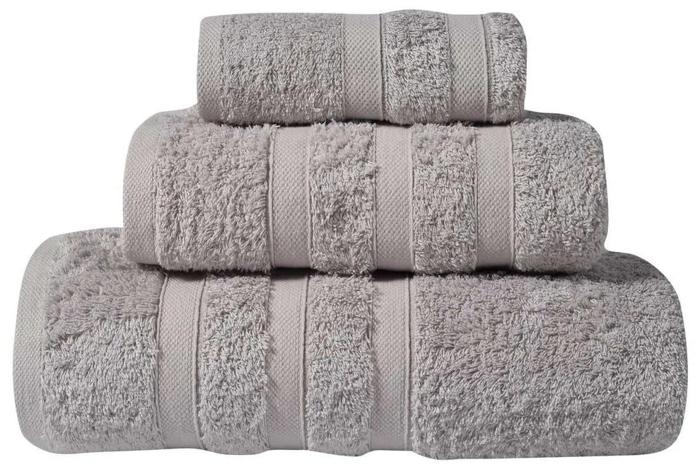 Πετσέτα Prestige 1164 Light Grey Das Home Χεριών 30x50cm 100% Cotton