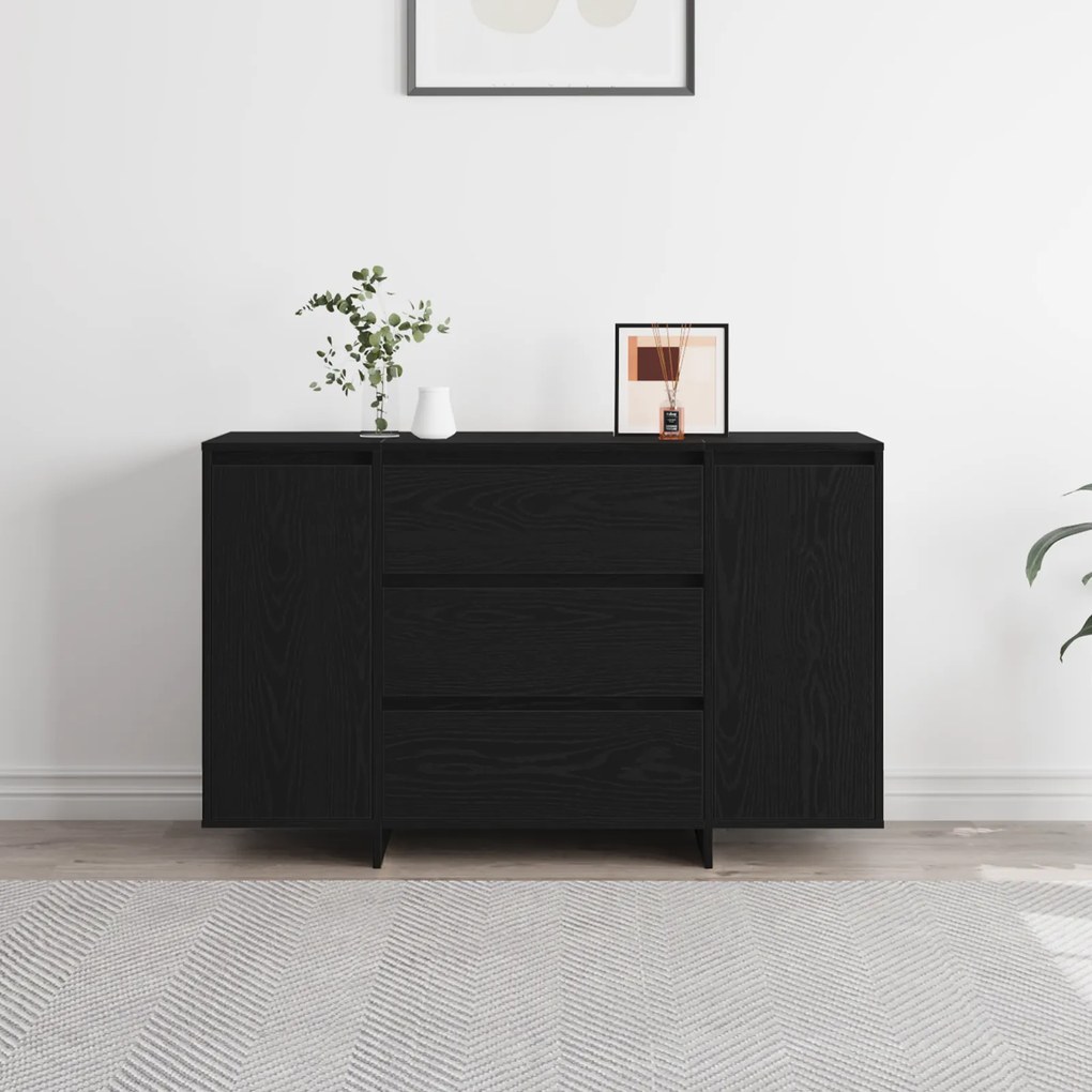 vidaXL Σαπούνι Μαύρη Δρυς 120x41x75 εκ. Επεξεργασμένο Ξύλο
