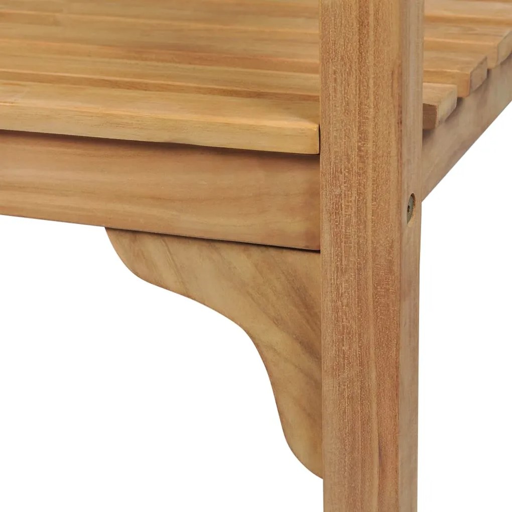 vidaXL Παγκάκι Κήπου 240 εκ. από Μασίφ Ξύλο Teak