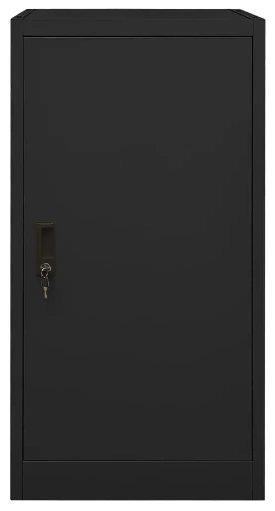 vidaXL Ντουλάπα για Σέλα Μαύρη 53 x 53 x 105 εκ. Ατσάλινη