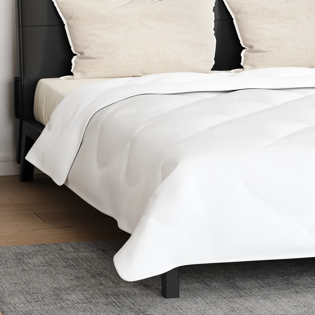 vidaXL Χειμερινό Παπλωματοθήκη 3 pcs Λευκό 200 x 220 cm Μικροΐνες