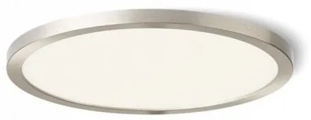 Χωνευτό Σποτ Φωτιστικό Οροφής Led HUE R 17 H10,4 Φ17,5 Rendl R12768 Νίκελ Ματ