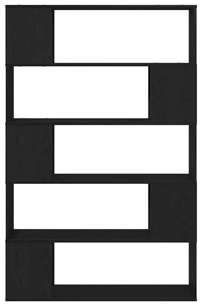 vidaXL Κέντρο ψυχαγωγίας Μαύρο 100 x 24 x 155 cm Επεξεργασμένο ξύλο