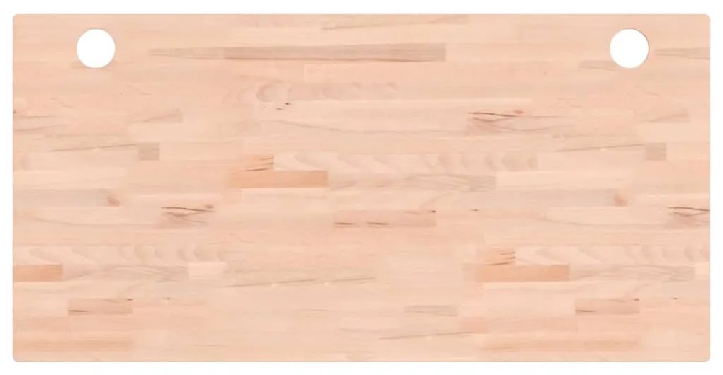 vidaXL Επιφάνεια Γραφείου 110x55x1,5 εκ. από Μασίφ Ξύλο Οξιάς