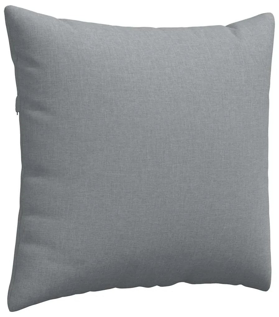 vidaXL Μαξιλάρι Καναπέ 2 pcs Ανοιχτό γκρι 45 x 45 cm ύφασμα