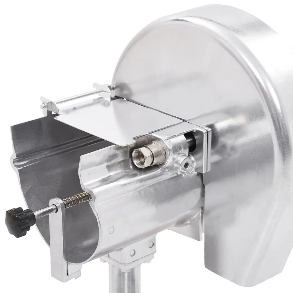 vidaXL Κόφτης Λαχανικών Χειροκίνητος Ασημί 22 x 44,5 εκ. Αλουμινίου