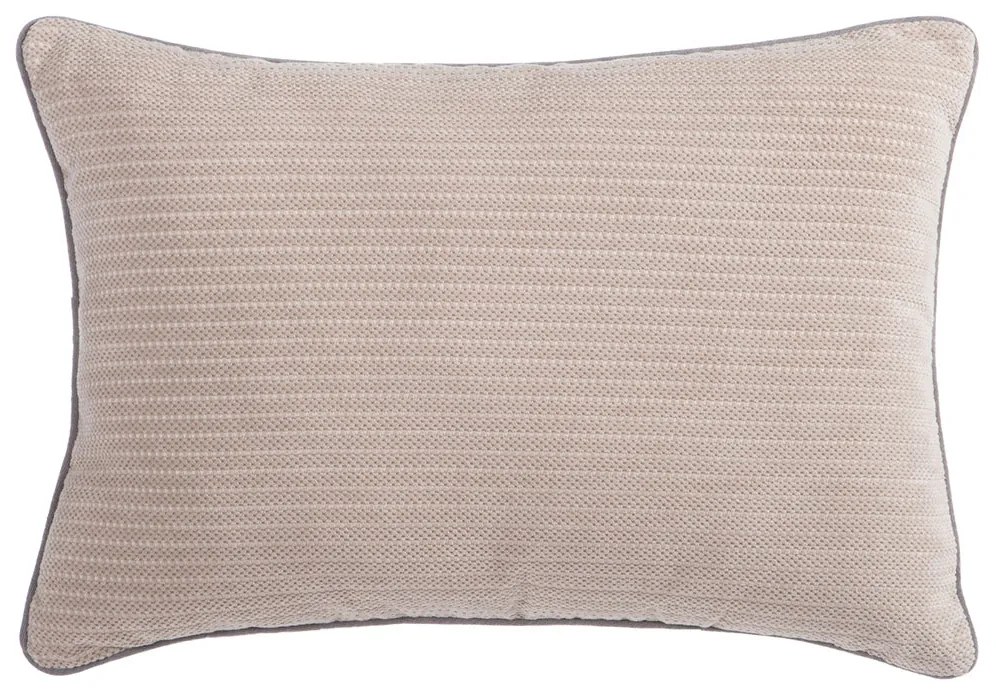 Βελουτέ Διακοσμητικό Μαξιλάρι (35x50) Nef-Nef Homeware Santana Εκρού