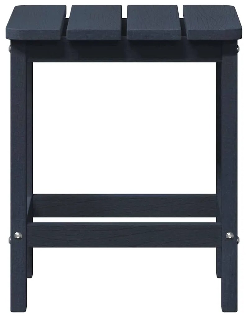vidaXL Adirondack Τραπέζι Πλευρό Ναυτικό Μπλε 38x38x46 εκ. από HDPE