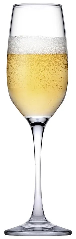 AMBER CHAMPAGNE ΠΟΤΗΡΙ 200CC H: 22.8 D: 6.6 P/672 GB6.OB24. (smA) ΣΕΤ 6 τμχ - Espiel