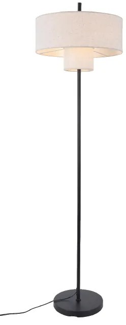 Φωτιστικό Επιδαπέδιο Aca MF240323 ANAFI Μαύρο Ματ (Black Mat)