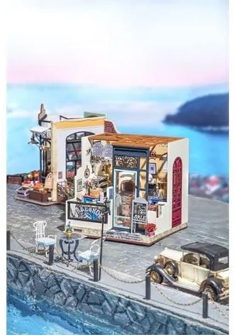 DIY Nancy’s Bake Shop DG143 Happy Corner DIY Miniature House ROBOTIME