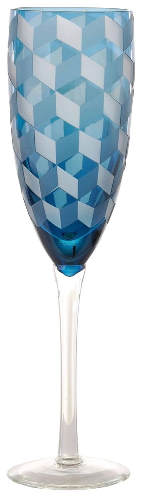 Champagne Glass POLS POTTEN Blocks Champagne Glasses, multicolour, set of 6 140-230-131-0M