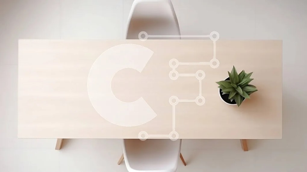 Intra Συλλεκτικό Ξύλινο Παζλ Plywood  4mm - Λευκό τραπέζι με καρέκλες και φυτό σε γλάστρα Σε Ξύλινο Κουτί - Διαστάσεις Puzzle: 10x10 cm – 25 κομμάτια
