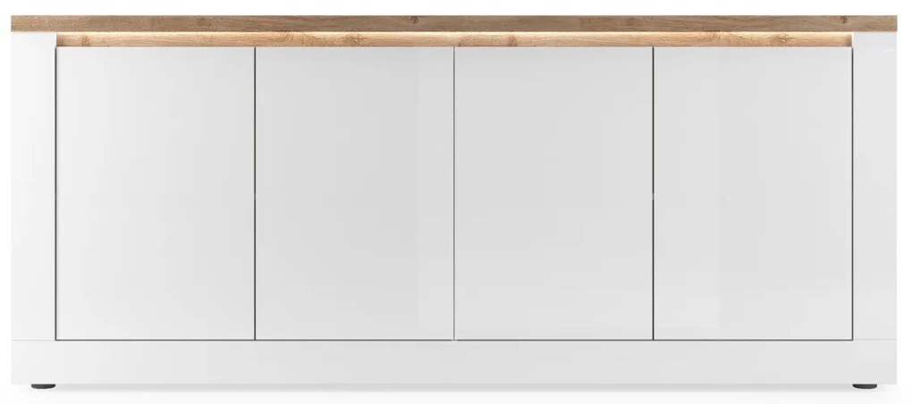 Έπιπλο Τηλεόρασης Ανθρακί Οξειδωμένο 121x43x57