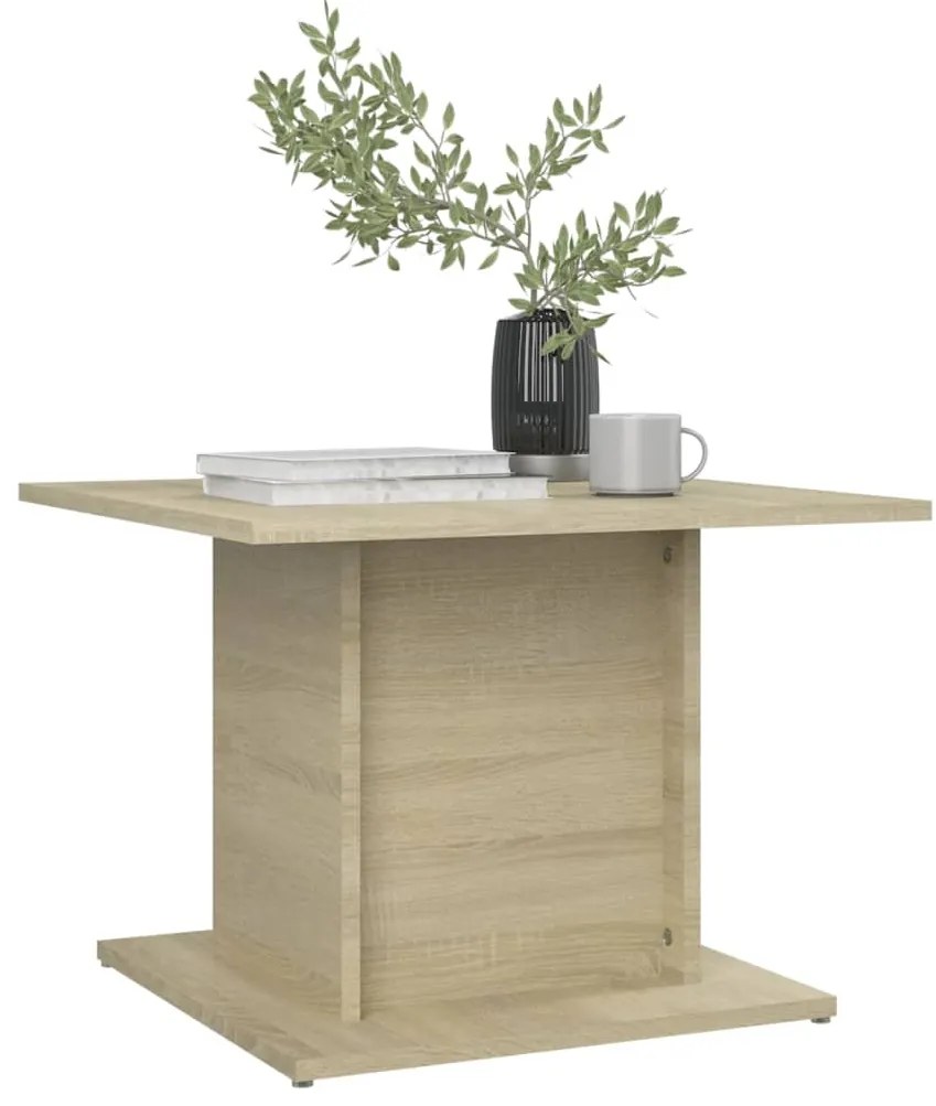 vidaXL Τραπεζάκι Σαλονιού Sonoma Δρυς 55,5x55,5x40 εκ. Επεξεργ. Ξύλο