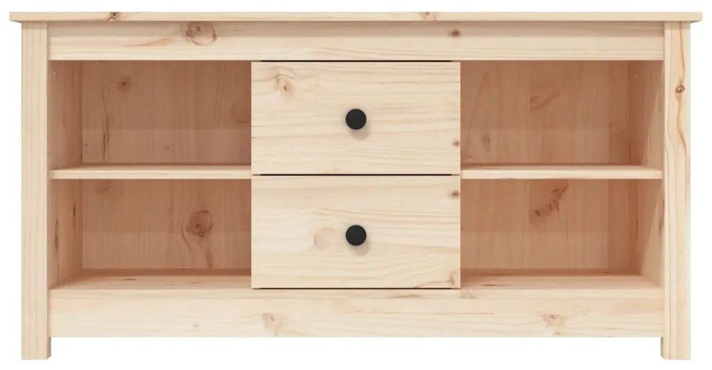 vidaXL Έπιπλο Τηλεόρασης 103 x 36,5 x 52 εκ. από Μασίφ Ξύλο Πεύκου