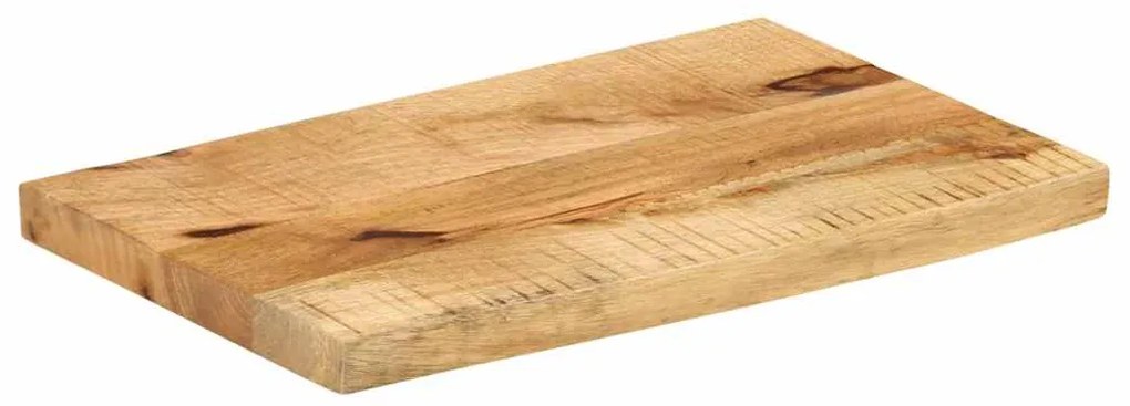 vidaXL Επιφάνεια Τραπεζιού 50x40x2,5 εκ. Live Edge Μασίφ Ξύλο Μάνγκο