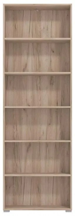 Βιβλιοθήκη Tomar 6 Γκρί Δρύς 70x24,5x211,5 εκ. 70x24.5x211.5 εκ.