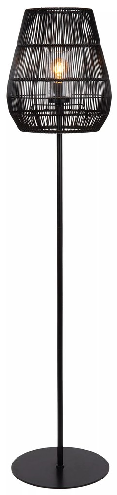 Φωτιστικό Επιδαπέδιο Lucide 03845-81-30 NERIDA Μαύρο Ματ (Black Mat)