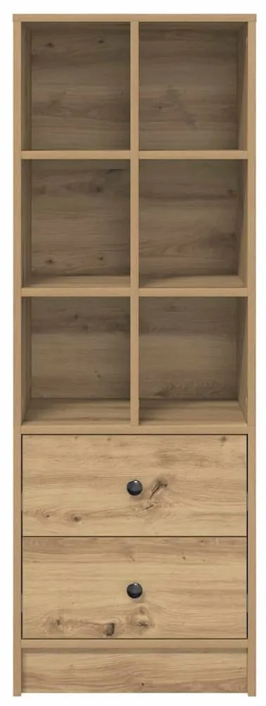 vidaXL Highboard artisan δρυς 45.5 x 34 x 127 εκ Επεξεργασμένο ξύλο