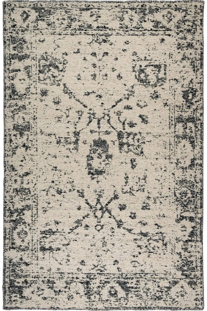 Χαλί Naf Naf Poeme KY-09 White-Black Βιοκαρπέτ 240X340cm