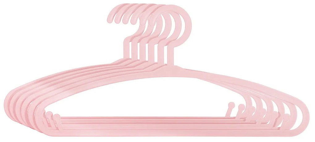 Παιδικές Κρεμάστρες Ρούχων (Σετ 6τμχ) A-S Hangers Pink 158462A