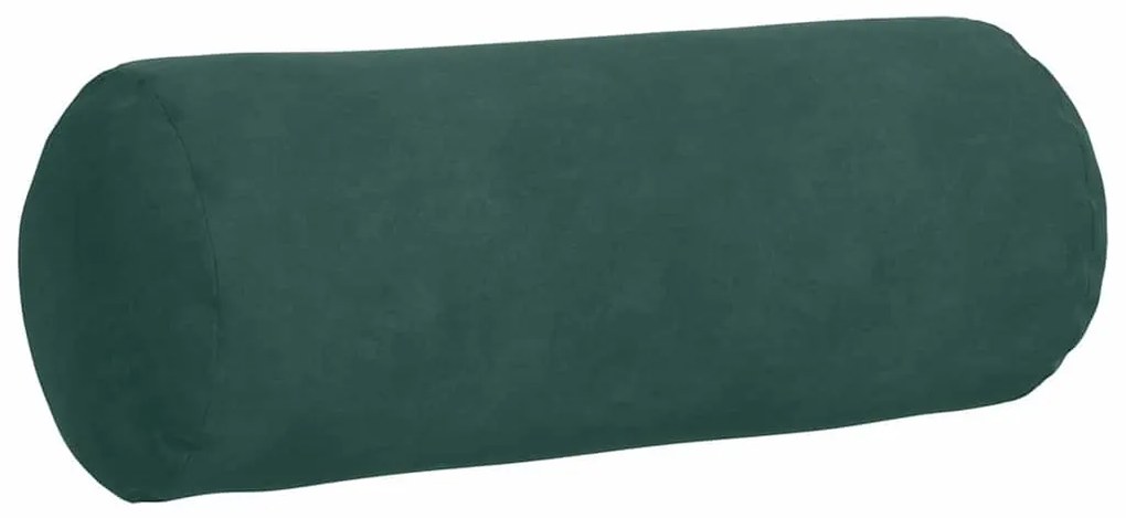 vidaXL Μαξιλάρια Στήριγμα 2 pcs Σκούρο Πράσινο Ø 15 x 40 εκ