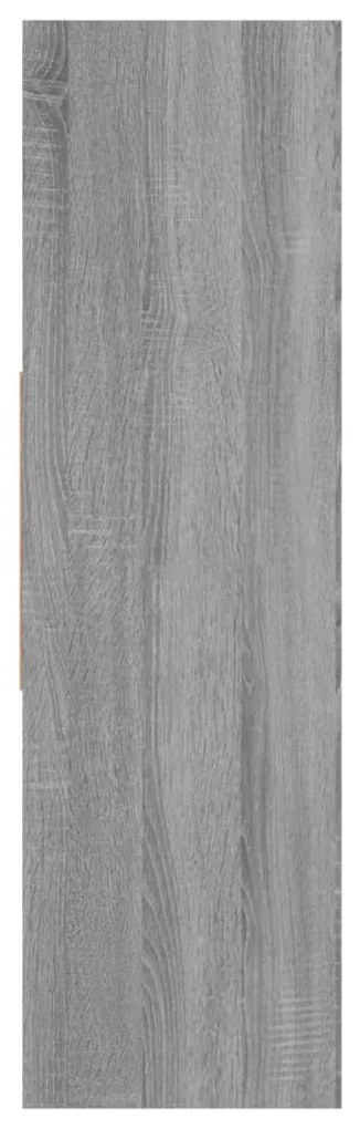 vidaXL Βιβλιοθήκη Γκρι Sonoma 97,5x29,5x100 εκ. από Επεξεργασμένο Ξύλο