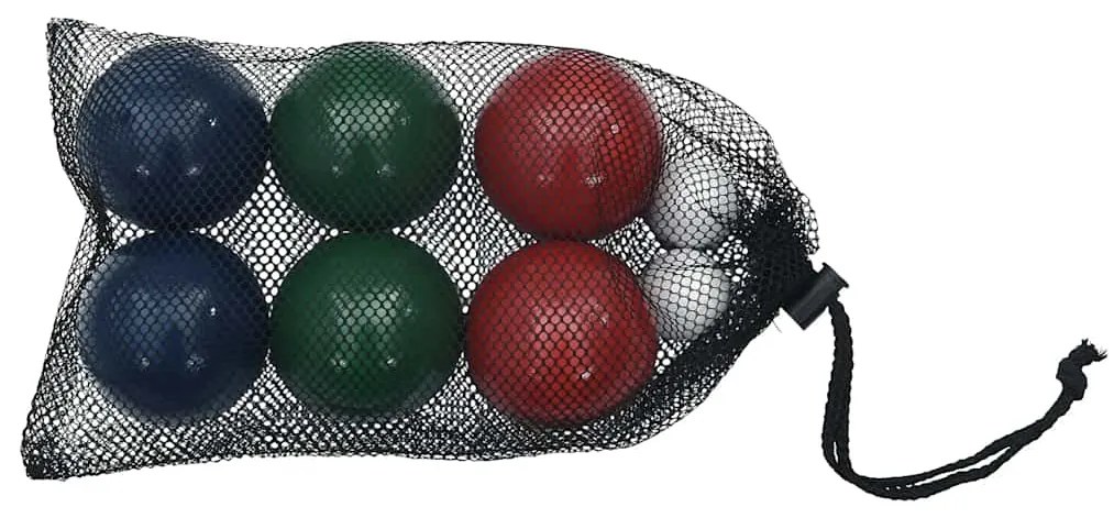 vidaXL Σετ Μπάλες Bocce 8 Τεμ. με Θήκη Μεταφοράς Μασίφ Ξύλο Πεύκου