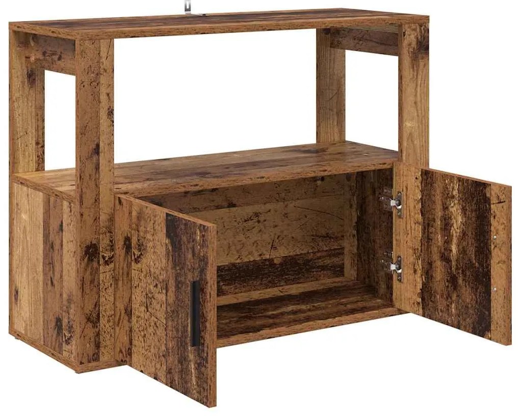 vidaXL Πλαϊνό γραφείο Παλαιό ξύλο 80 x 30 x 60 cm Επεξεργασμένο ξύλο